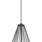 Z-Lite Quintus 10" 1-Light Matte Black Steel Mini Pendant Light