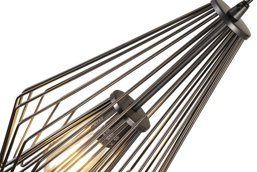 Z-Lite Quintus 10" 1-Light Plated Bronze Steel Mini Pendant Light