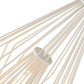 Z-Lite Quintus 13" 1-Light Gloss White Steel Mini Pendant Light