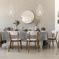 Z-Lite Quintus 13" 1-Light Gloss White Steel Mini Pendant Light