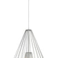 Z-Lite Quintus 13" 1-Light Gloss White Steel Mini Pendant Light