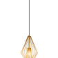 Z-Lite Quintus 13" 1-Light Metallic Gold Steel Mini Pendant Light