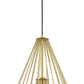 Z-Lite Quintus 13" 1-Light Metallic Gold Steel Mini Pendant Light