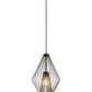 Z-Lite Quintus 13" 1-Light Plated Bronze Steel Mini Pendant Light
