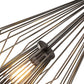 Z-Lite Quintus 13" 1-Light Plated Bronze Steel Mini Pendant Light