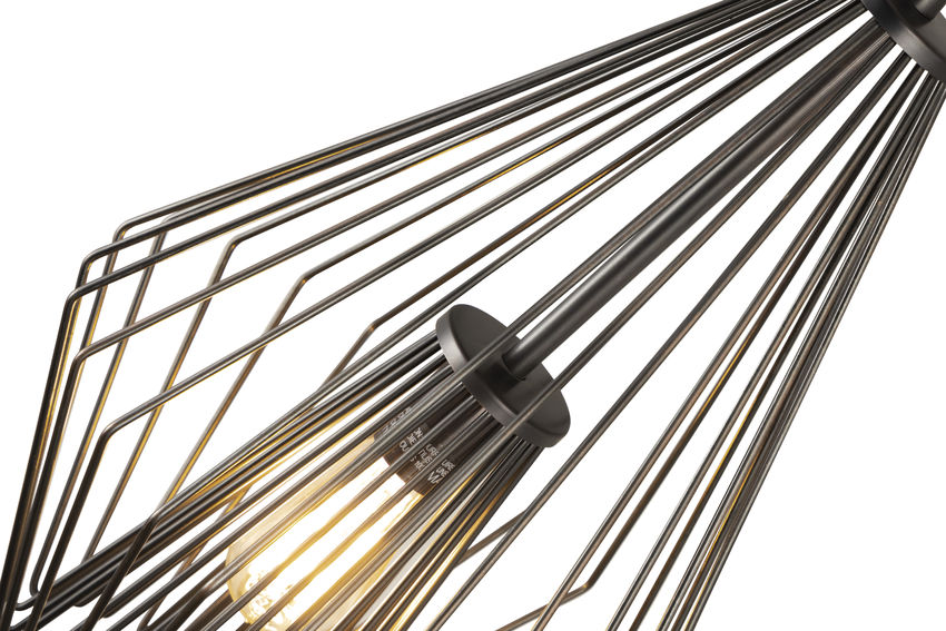 Z-Lite Quintus 13" 1-Light Plated Bronze Steel Mini Pendant Light