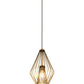 Z-Lite Quintus 13" 1-Light Rubbed Brass Steel Mini Pendant Light