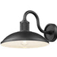 Z-Lite RLM 1-Light Medium Bulb Base Aluminum Sand Black Frame Outdoor Wall Lighting