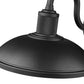 Z-Lite RLM 1-Light Medium Bulb Base Aluminum Sand Black Frame Outdoor Wall Lighting