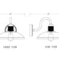 Z-Lite RLM 1-Light Medium Bulb Base Aluminum Sand Black Frame Outdoor Wall Lighting