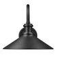 Z-Lite RLM 5021M-BK 1-Light Medium Bulb Base Aluminum Sand Black Frame Outdoor Wall Lighting