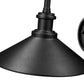 Z-Lite RLM 5021M-BK 1-Light Medium Bulb Base Aluminum Sand Black Frame Outdoor Wall Lighting