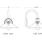 Z-Lite RLM 5021M-BK 1-Light Medium Bulb Base Aluminum Sand Black Frame Outdoor Wall Lighting