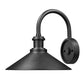 Z-Lite RLM 5021M-BK 1-Light Medium Bulb Base Aluminum Sand Black Frame Outdoor Wall Lighting