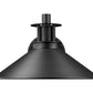 Z-Lite RLM 5022M-BK 1-Light Medium Bulb Base Aluminum Sand Black Frame Outdoor Wall Lighting