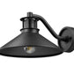 Z-Lite RLM 5022M-BK 1-Light Medium Bulb Base Aluminum Sand Black Frame Outdoor Wall Lighting