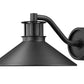 Z-Lite RLM 5022M-BK 1-Light Medium Bulb Base Aluminum Sand Black Frame Outdoor Wall Lighting