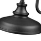 Z-Lite RLM 5023M-BK 1-Light Medium Bulb Base Aluminum Sand Black Frame Outdoor Wall Lighting