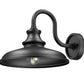 Z-Lite RLM 5023M-BK 1-Light Medium Bulb Base Aluminum Sand Black Frame Outdoor Wall Lighting