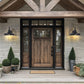 Z-Lite RLM 5023M-BK 1-Light Medium Bulb Base Aluminum Sand Black Frame Outdoor Wall Lighting