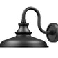 Z-Lite RLM 5023M-BK 1-Light Medium Bulb Base Aluminum Sand Black Frame Outdoor Wall Lighting