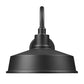 Z-Lite RLM 5024M-BK 1-Light Medium Bulb Base Aluminum Sand Black Frame Outdoor Wall Lighting