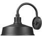 Z-Lite RLM 5024M-BK 1-Light Medium Bulb Base Aluminum Sand Black Frame Outdoor Wall Lighting