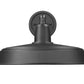 Z-Lite RLM 5025B-BK 1-Light Medium Bulb Base Aluminum Sand Black Frame Outdoor Wall Lighting
