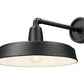 Z-Lite RLM 5025B-BK 1-Light Medium Bulb Base Aluminum Sand Black Frame Outdoor Wall Lighting