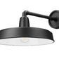 Z-Lite RLM 5025B-BK 1-Light Medium Bulb Base Aluminum Sand Black Frame Outdoor Wall Lighting