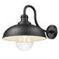 Z-Lite RLM 5026B-BK 1-Light Medium Bulb Base Aluminum Sand Black Frame Outdoor Wall Lighting