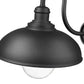 Z-Lite RLM 5026B-BK 1-Light Medium Bulb Base Aluminum Sand Black Frame Outdoor Wall Lighting