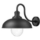 Z-Lite RLM 5026B-BK 1-Light Medium Bulb Base Aluminum Sand Black Frame Outdoor Wall Lighting