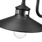Z-Lite RLM 5027M-BK 1-Light Medium Bulb Base Aluminum Sand Black Frame Outdoor Wall Lighting