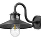 Z-Lite RLM 5027M-BK 1-Light Medium Bulb Base Aluminum Sand Black Frame Outdoor Wall Lighting