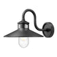 Z-Lite RLM 5027M-BK 1-Light Medium Bulb Base Aluminum Sand Black Frame Outdoor Wall Lighting