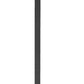 Z-Lite Rainer 14" W x 117" H 4-Light Black Aluminum Outdoor Post Mounted Fixture With Clear Seedy Glass Shade