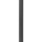 Z-Lite Rainer 14" W x 117" H 4-Light Black Aluminum Outdoor Post Mounted Fixture With Clear Seedy Glass Shade