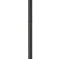 Z-Lite Rainer 14" W x 118" H 4-Light Black Aluminum Outdoor Post Mounted Fixture With Clear Seedy Glass Shade