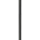 Z-Lite Rainer 14" W x 142" H 4-Light Black Aluminum Outdoor Post Mounted Fixture With Clear Seedy Glass Shade