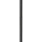 Z-Lite Rainer 16" W x 146" H 4-Light Black Aluminum Outdoor Post Mounted Fixture With Clear Seedy Glass Shade