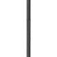 Z-Lite Rainer 16" W x 146" H 4-Light Black Aluminum Outdoor Post Mounted Fixture With Clear Seedy Glass Shade