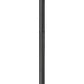 Z-Lite Rainer 16" W x 146" H 4-Light Black Aluminum Outdoor Post Mounted Fixture With Clear Seedy Glass Shade