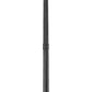 Z-Lite Rainer 18" W x 114" H 6-Light Black Aluminum Outdoor Post Mounted Fixture With Clear Seedy Glass Shade