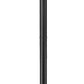 Z-Lite Rainer 5015PHBR-5012P-BK 4-Light Black Aluminum Outdoor Post Mounted Fixture With Clear Seedy Glass Shade