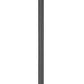 Z-Lite Rainer 5015PHBR-519P-BK 4-Light Black Aluminum Outdoor Post Mounted Fixture With Clear Seedy Glass Shade