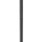 Z-Lite Rainer 5015PHBR-567P-BK 4-Light Black Aluminum Outdoor Post Mounted Fixture With Clear Seedy Glass Shade