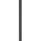 Z-Lite Rainer 5015PHXLR-5011P-BK 5-Light Black Aluminum Outdoor Post Mounted Fixture With Clear Seedy Glass Shade