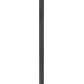 Z-Lite Rainer 5015PHXLR-5011P-BK 5-Light Black Aluminum Outdoor Post Mounted Fixture With Clear Seedy Glass Shade