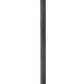 Z-Lite Rainer 5015PHXLR-519P-BK 5-Light Black Aluminum Outdoor Post Mounted Fixture With Clear Seedy Glass Shade